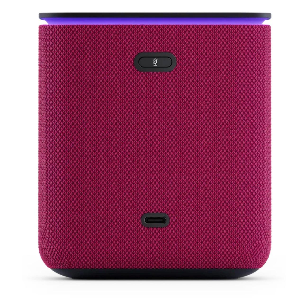 Умная колонка Яндекс Станция Миди с Алисой на YandexGPT малиновая фото