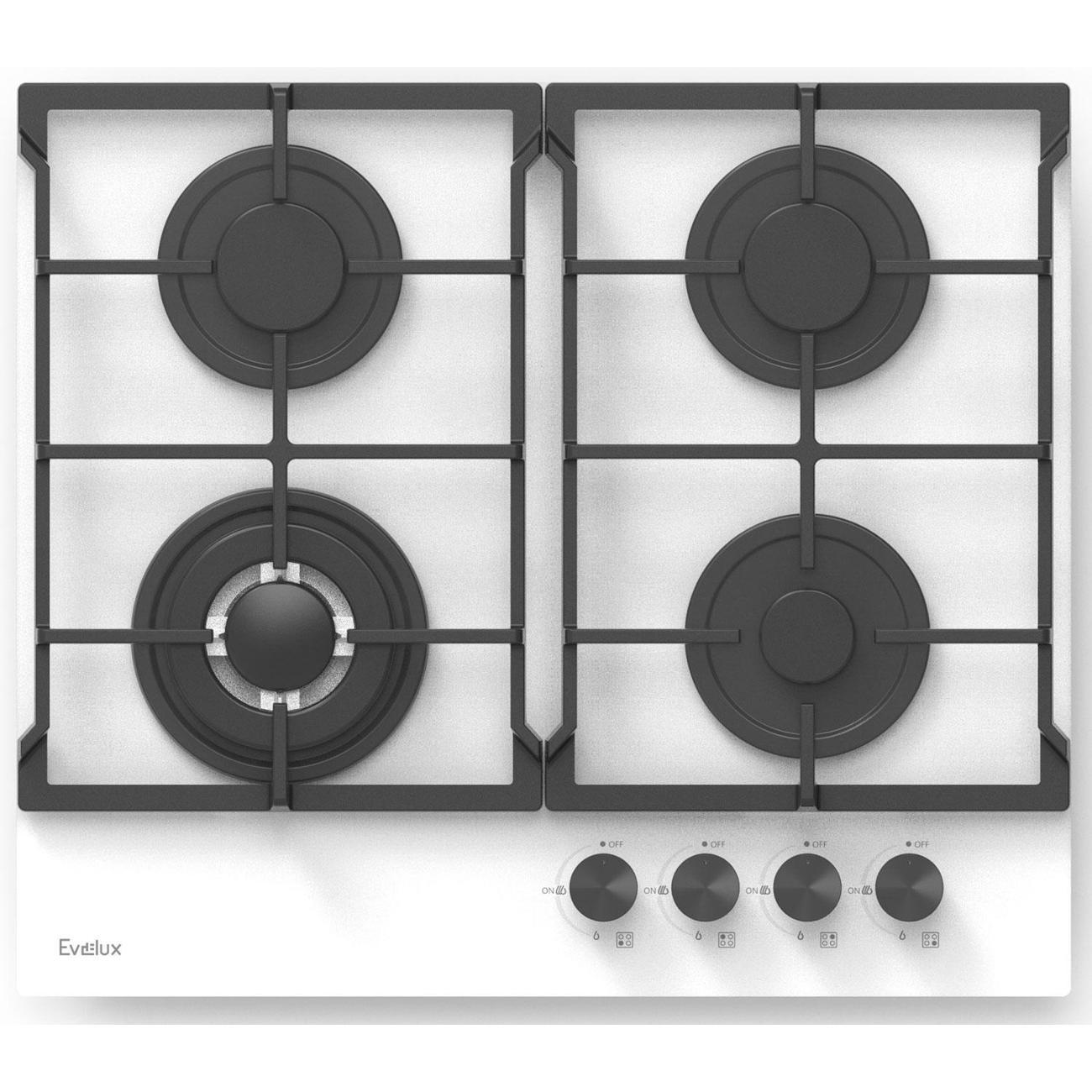 Встраиваемая газовая панель независимая Evelux HEG 675 WG