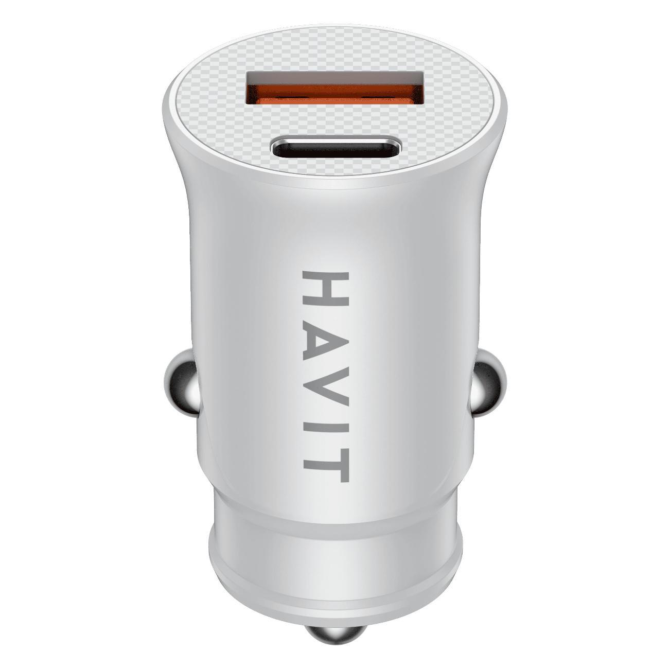 Автомобильное зарядное устройство Havit HAV-CC2022WH