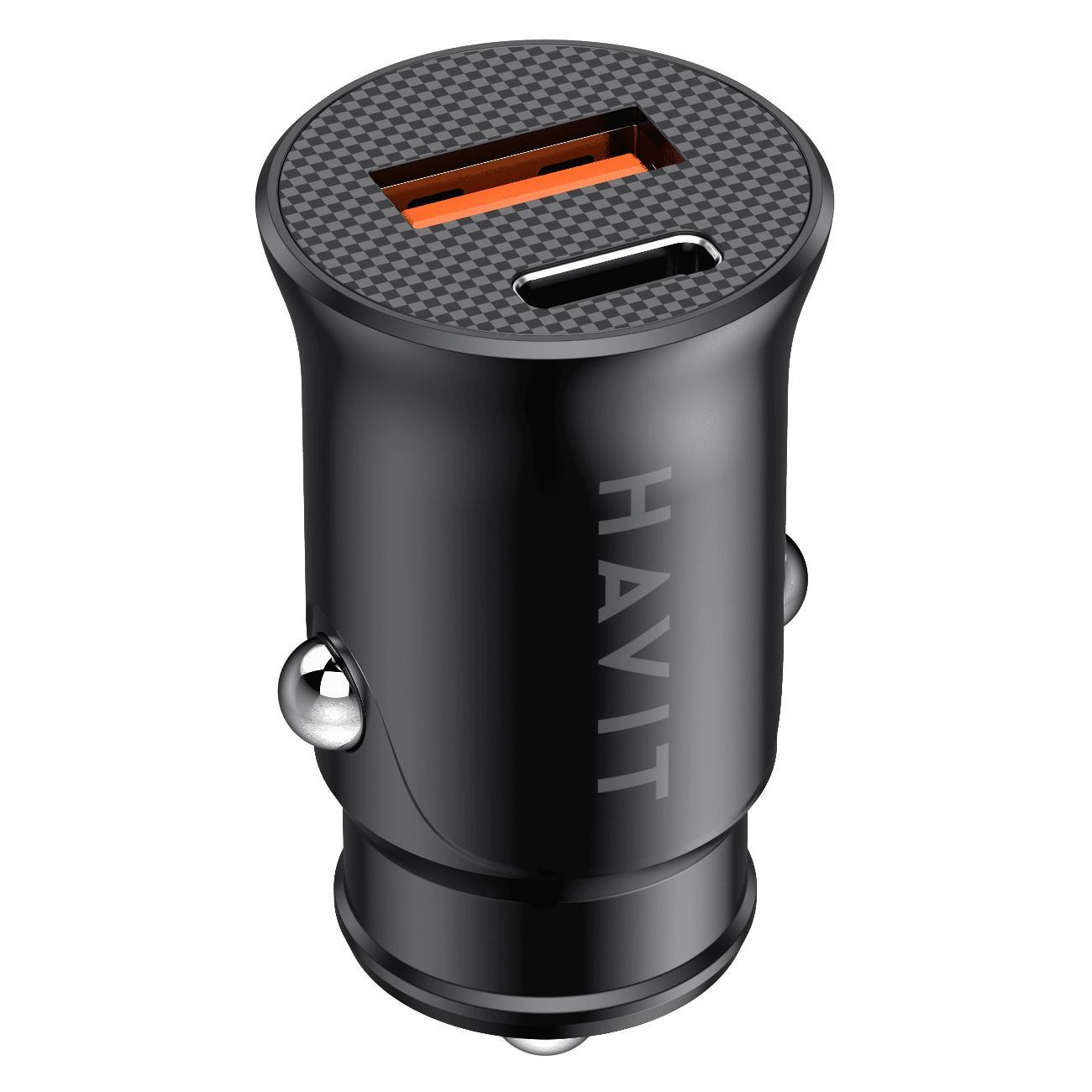 Автомобильное зарядное устройство Havit HAV-CC2022BK