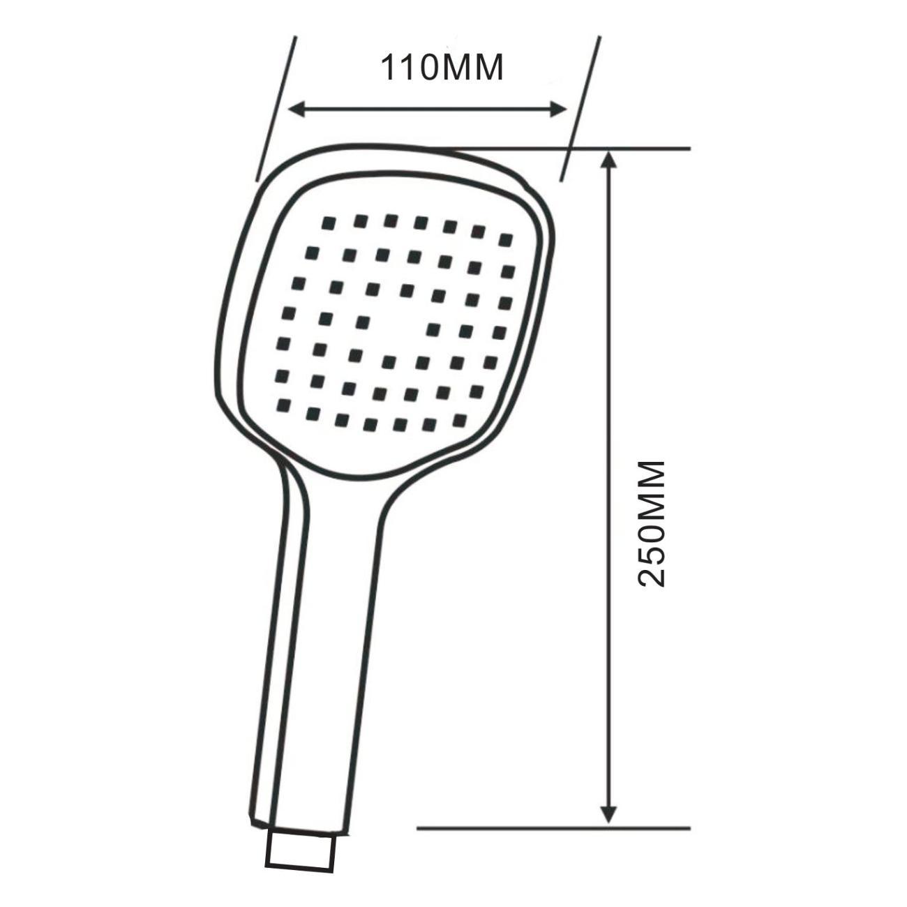 Лейка для душа Orange S04HSB