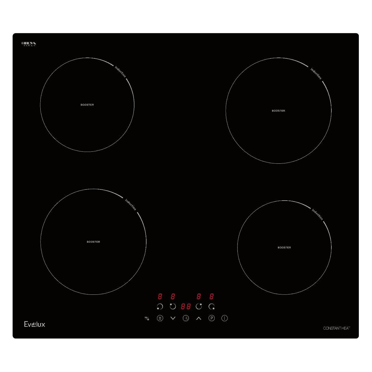 Встраиваемая индукционная панель независимая Evelux EI 6047 фото