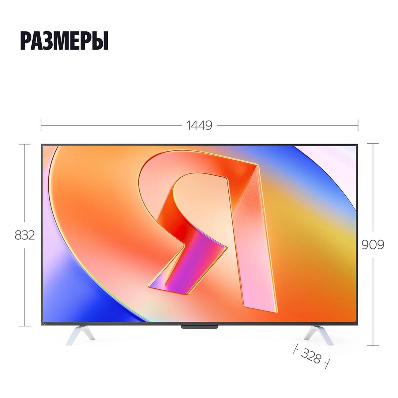 Телевизор Яндекс ТВ Станция с Алисой 65'' (YNDX-00102)