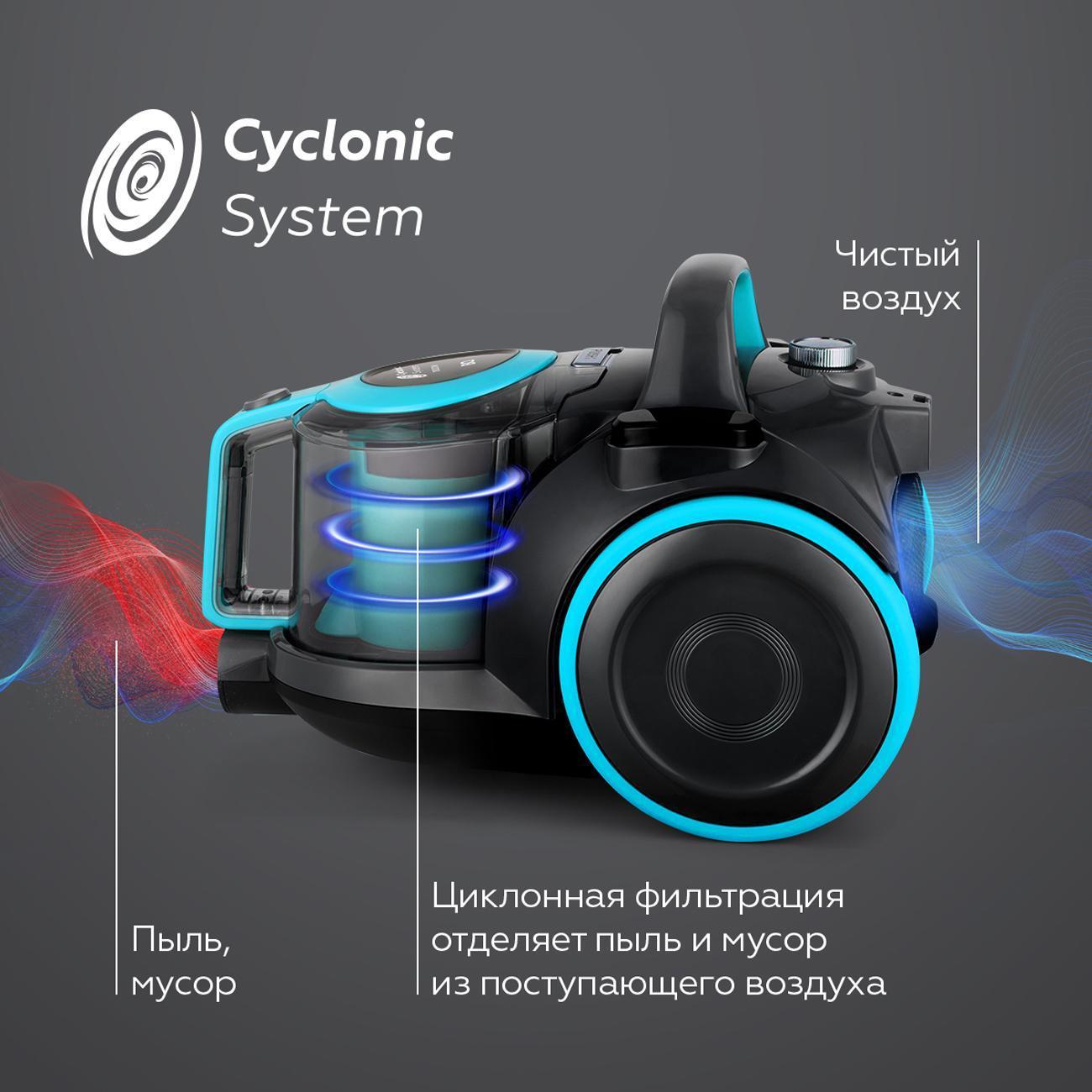 Пылесос с пылесборником BQ BQ-VC1810C