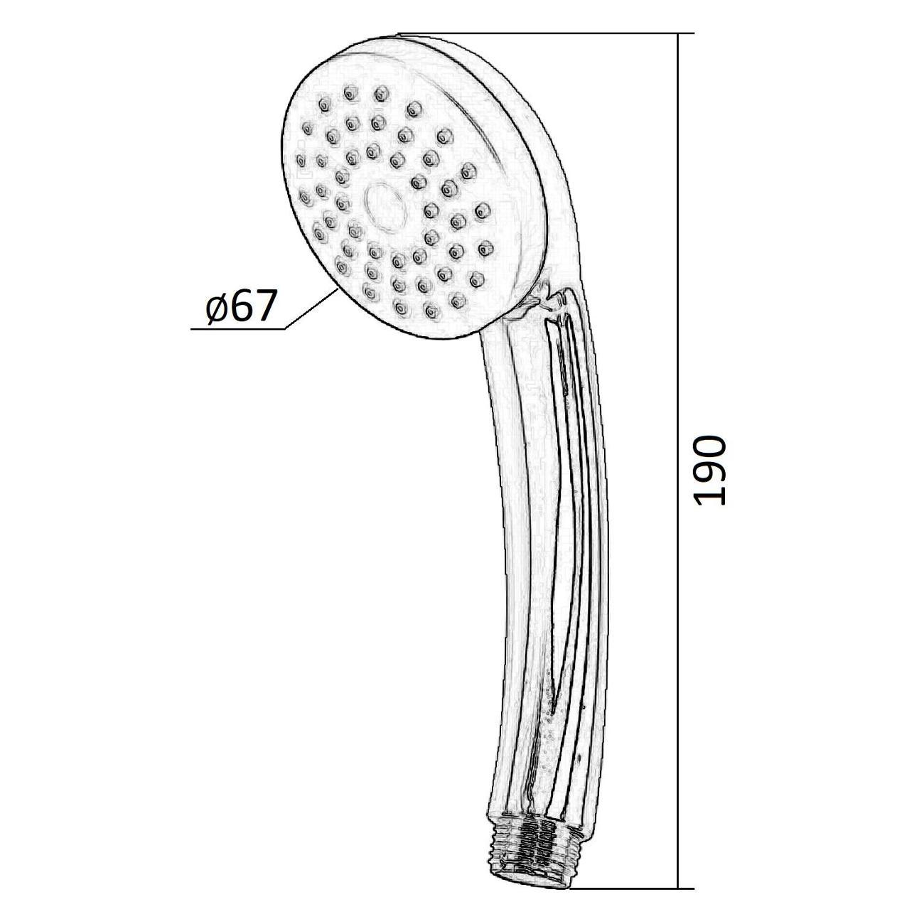 Душевой комплект Orange LMP01cr