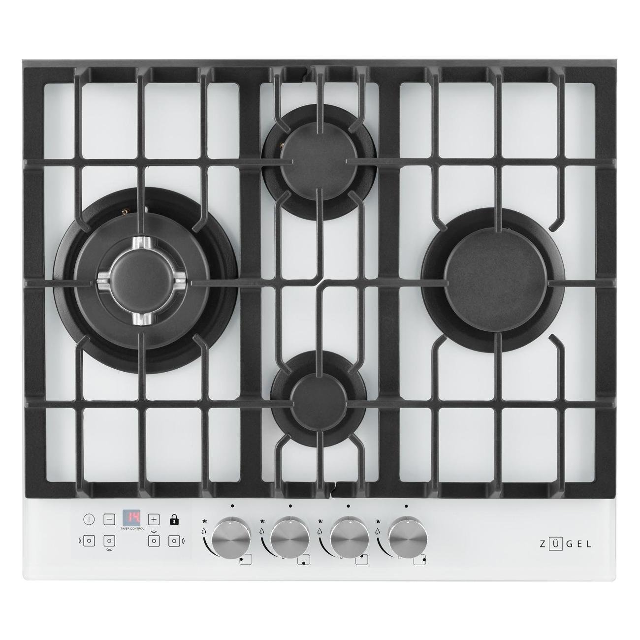 Встраиваемая газовая панель независимая ZUGEL ZGH600W фото