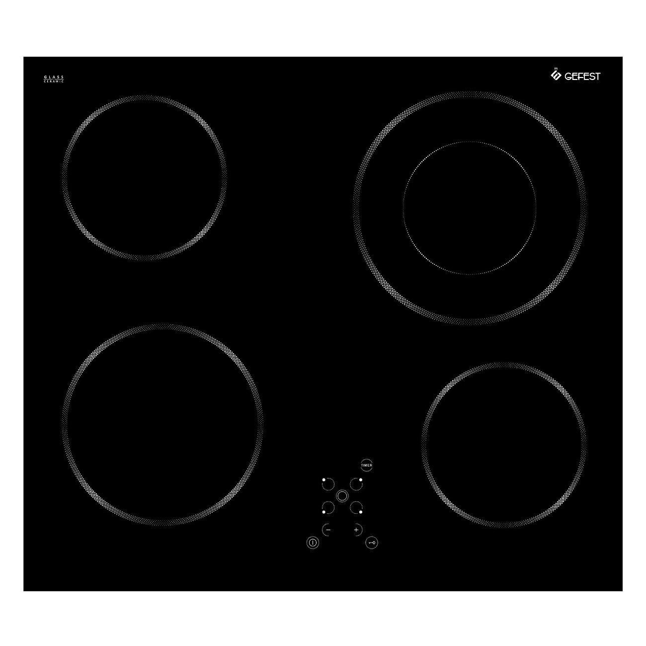 Встраиваемая электрическая панель Gefest ПВЭ 4233 К10