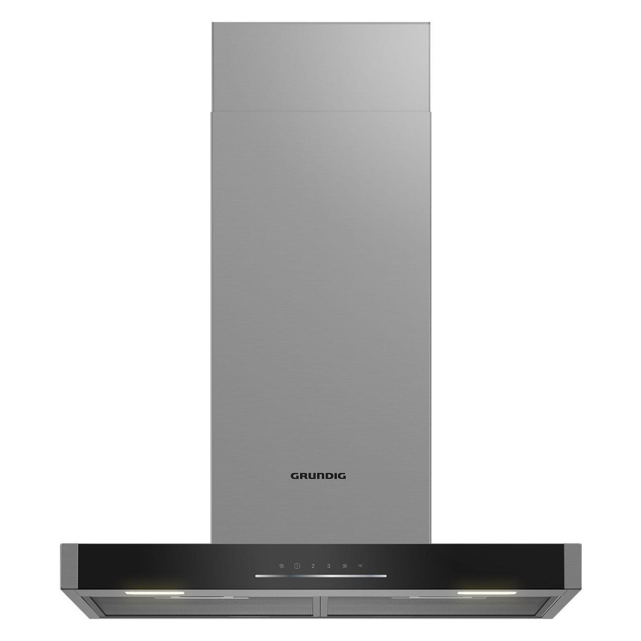 Вытяжка наклонная Grundig GDKP2464BBSC, черная фото