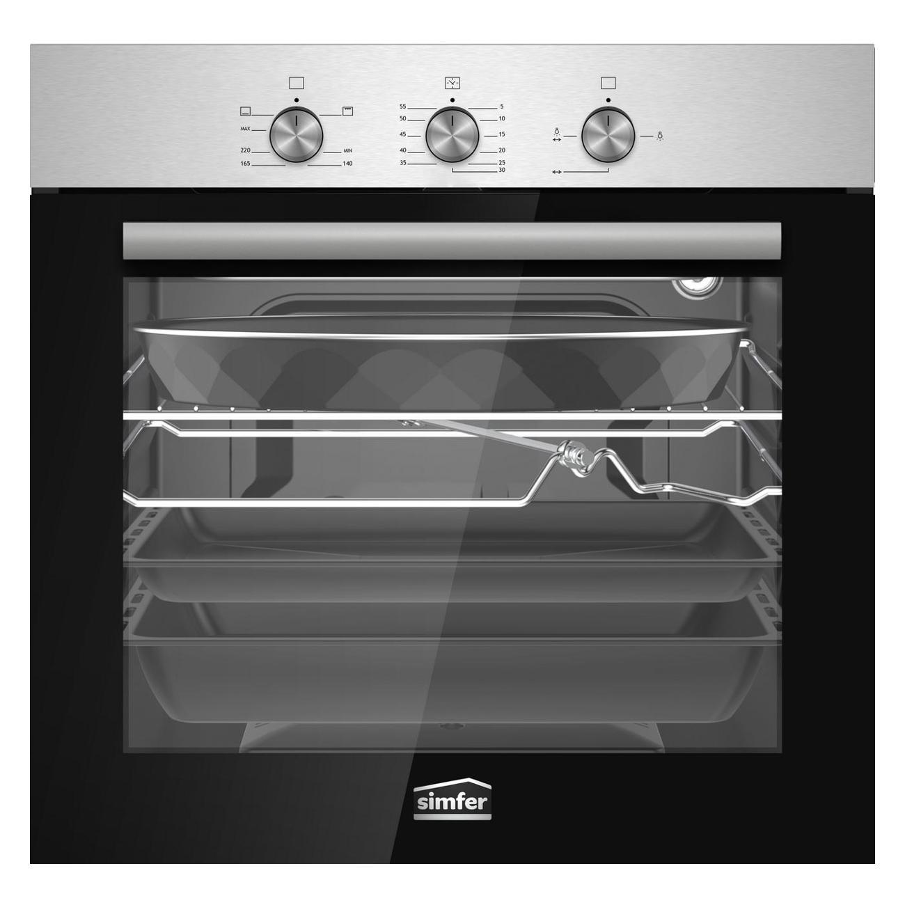 Газовый духовой шкаф Simfer B6GM12016