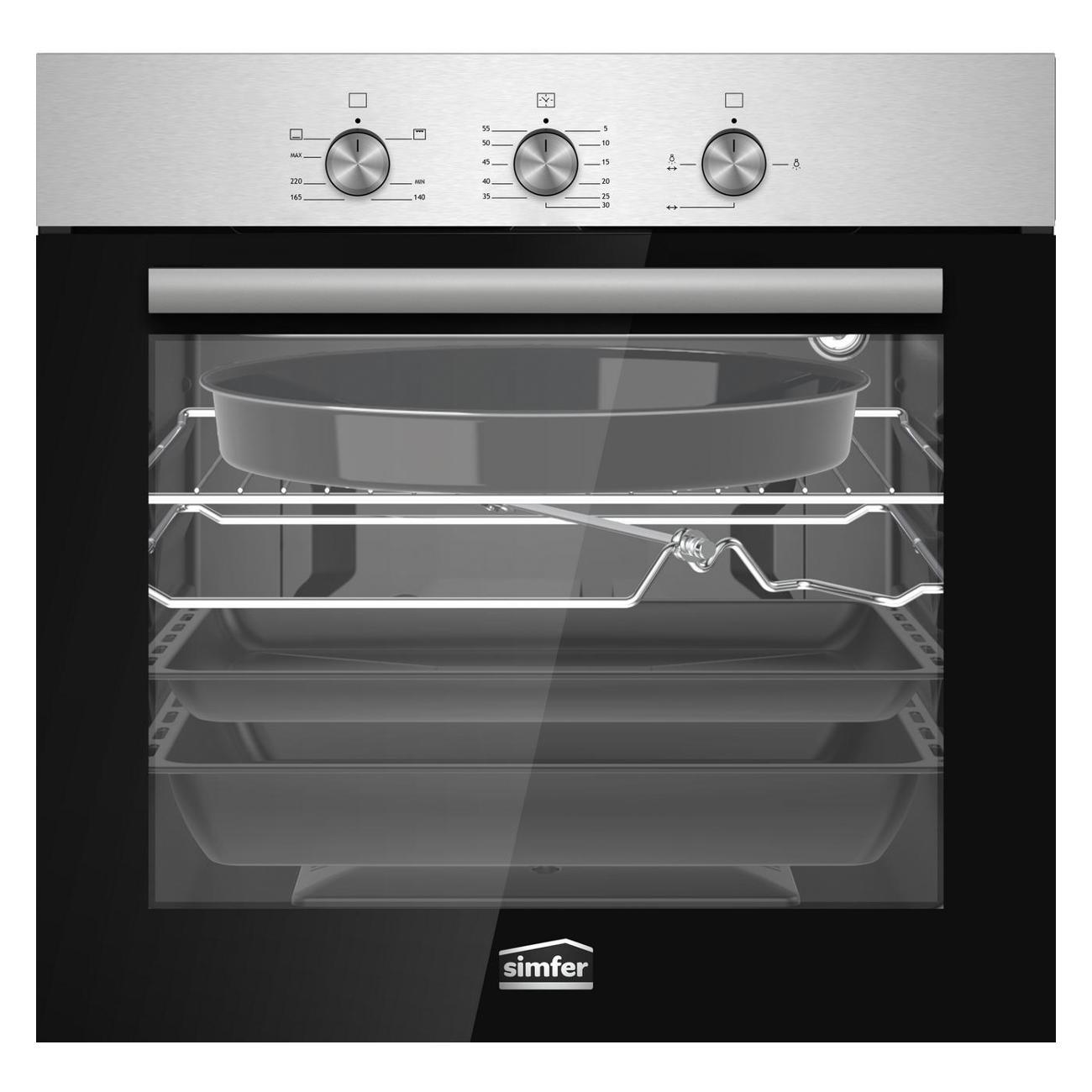 Газовый духовой шкаф Simfer B6GM12016