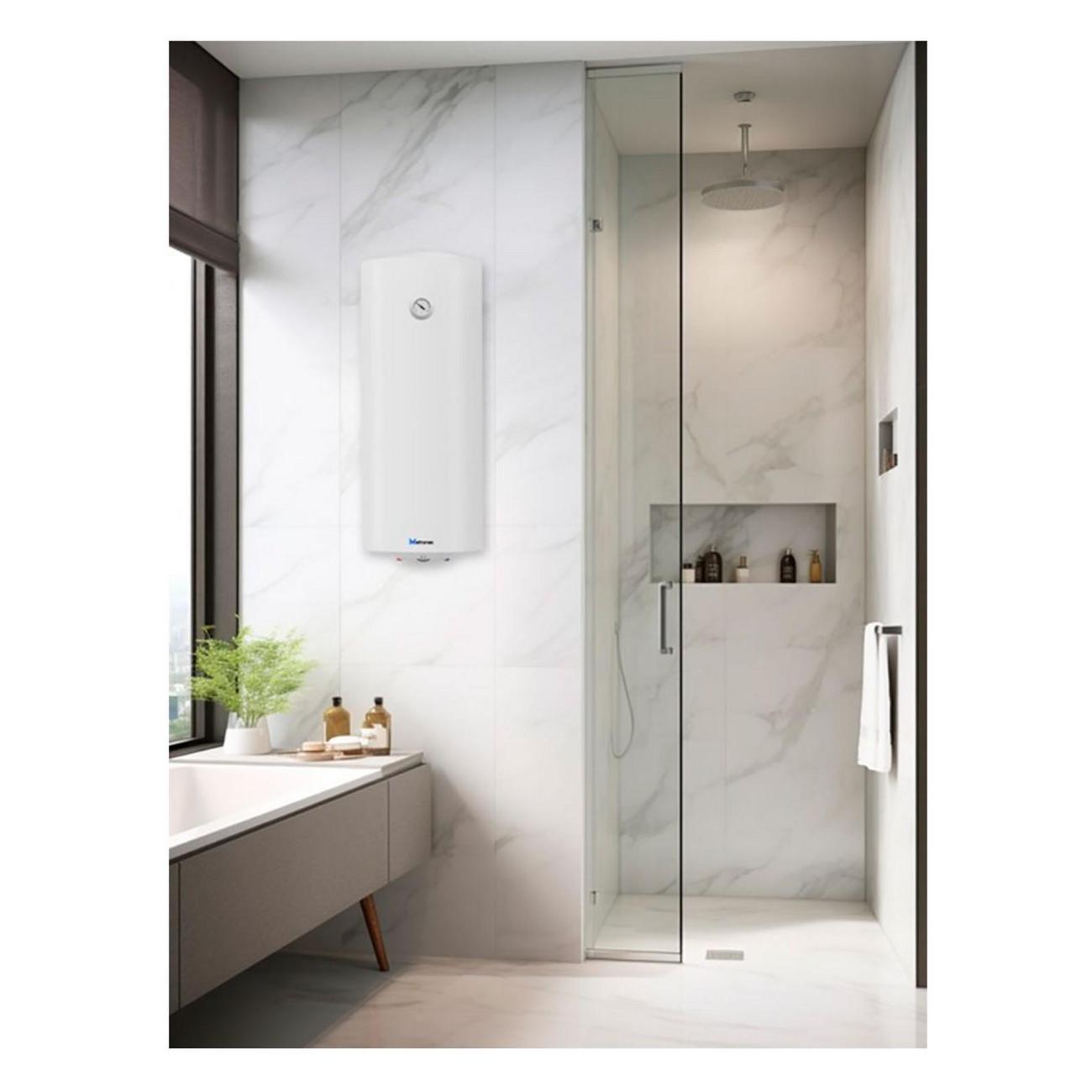 Водонагреватель накопительный Metronex ThermoHeat 1.5kW, 50 л, Slim, enamel