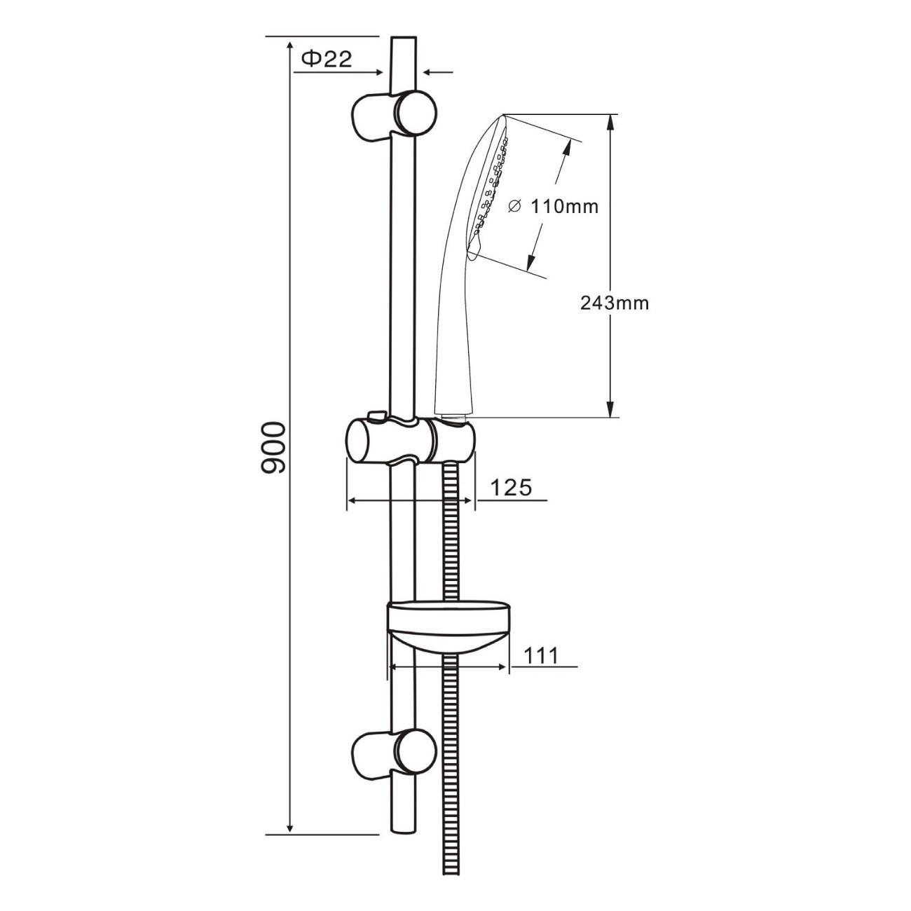Душевой комплект Orange OS905cr