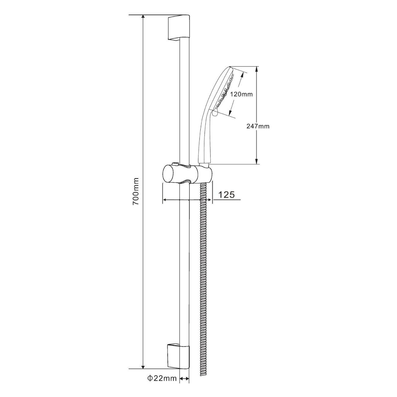 Душевой комплект Orange O-Shower OS806cr
