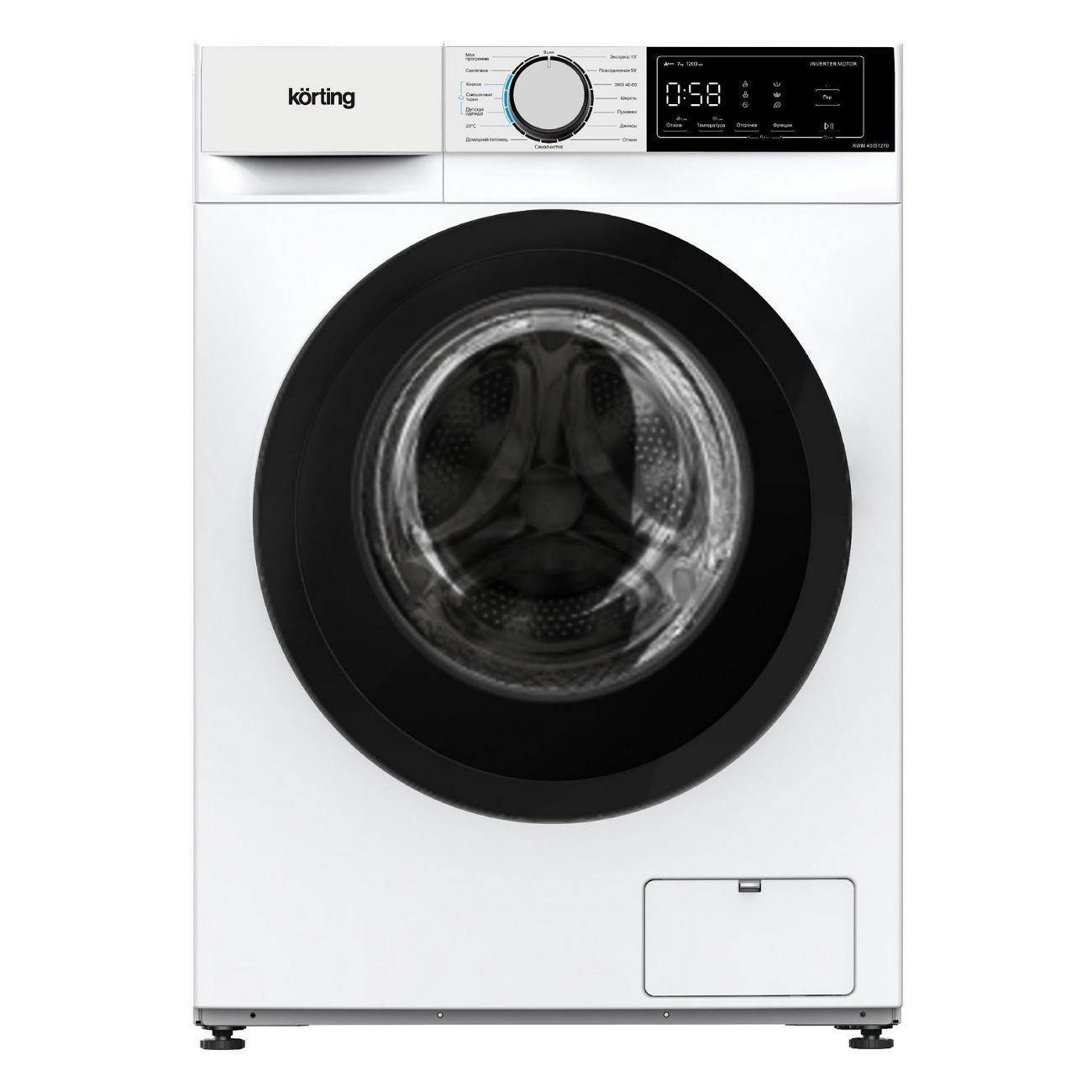 Стиральная машина узкая Korting KWM 40IS1270