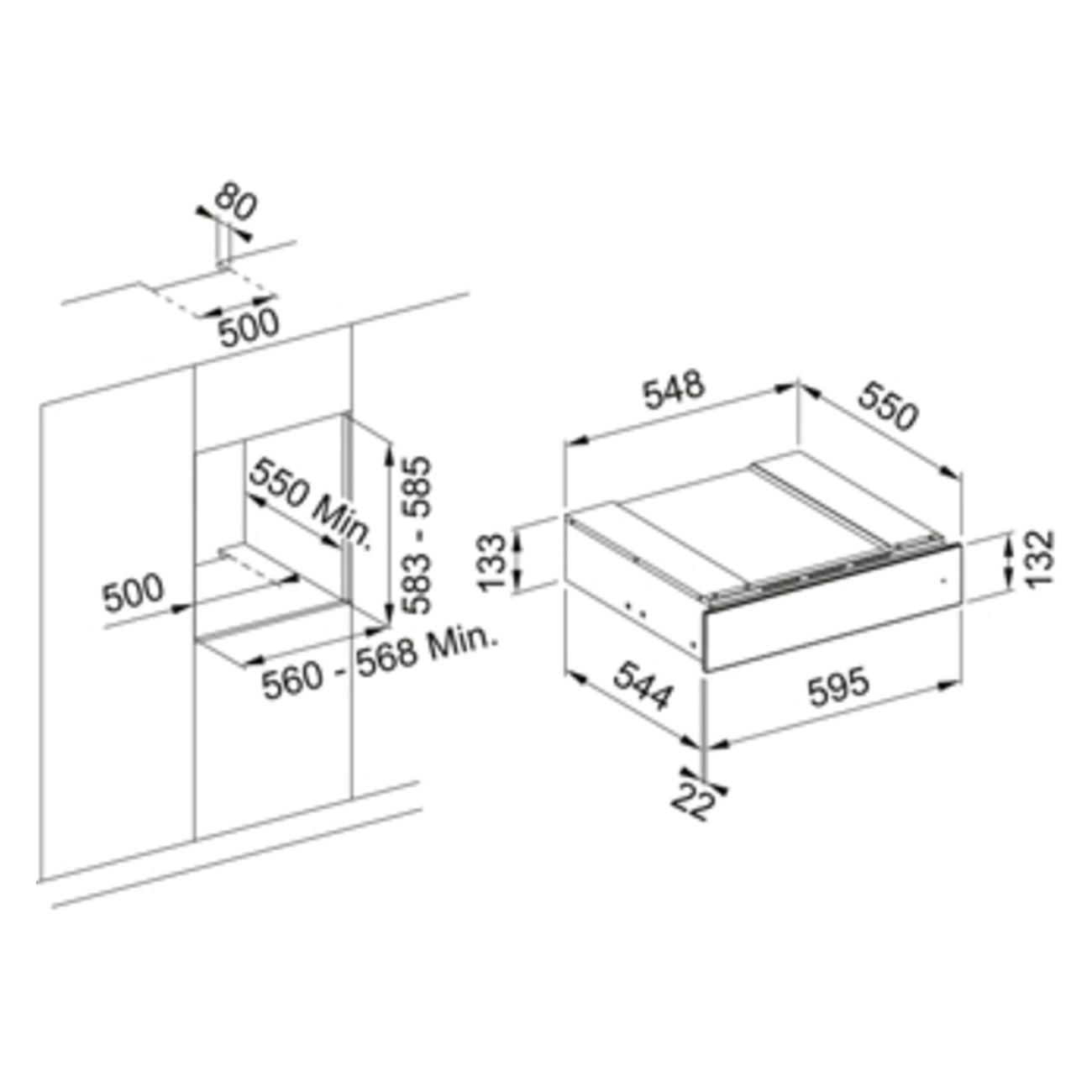 Встраиваемый подогреватель для посуды Franke FMY 14 DRW BK