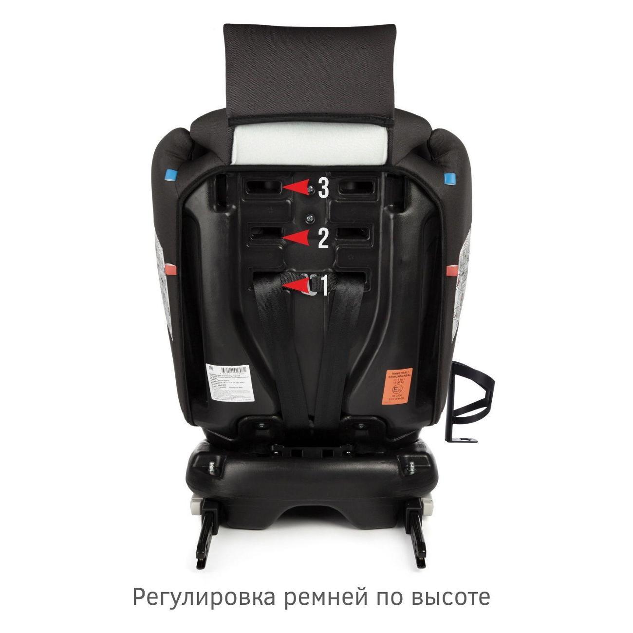 Детское автокресло Siger Престиж Isofix Lux, гр.0+/I/II/III, графит