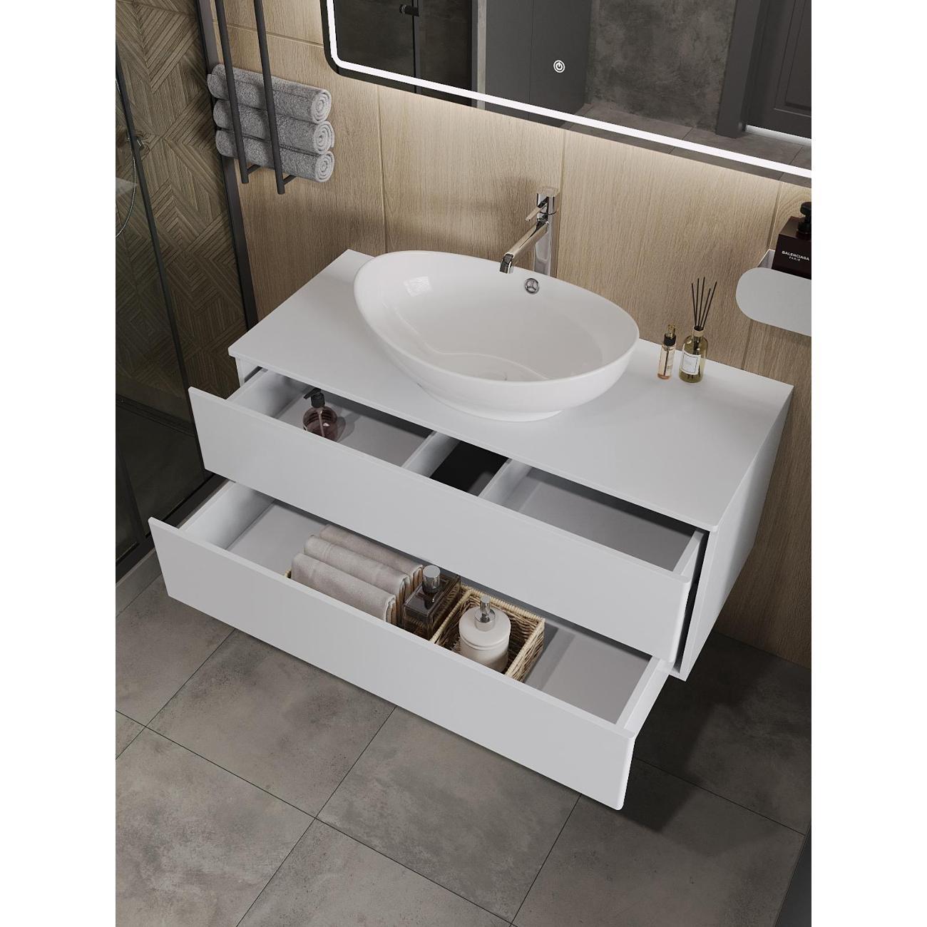 Тумба с раковиной Orange Ot-100TuMDF+G56