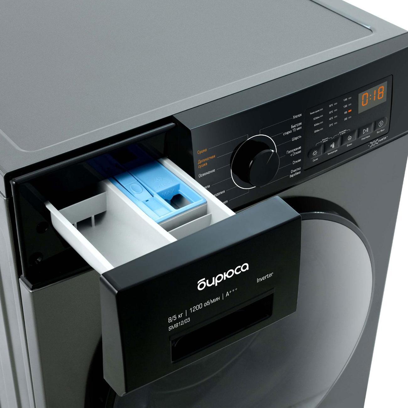 Стиральная машина с сушкой Бирюса WMD-SM812/03 M