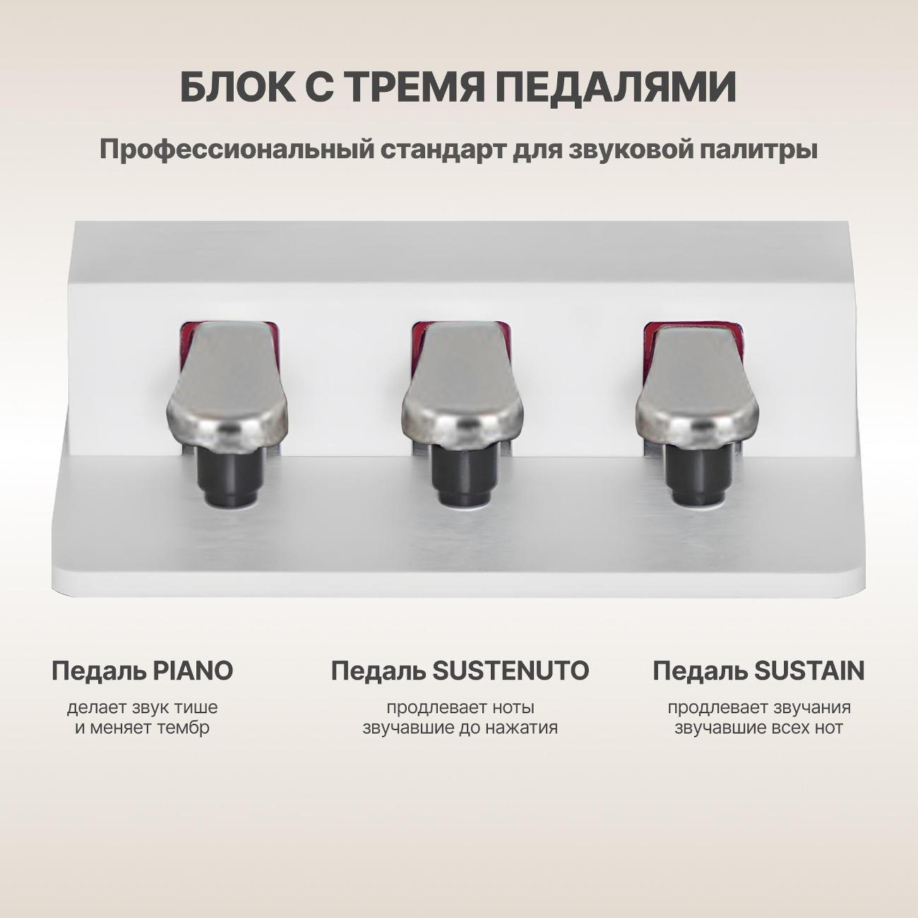 Цифровое пианино Tesler STZ-8815 белый