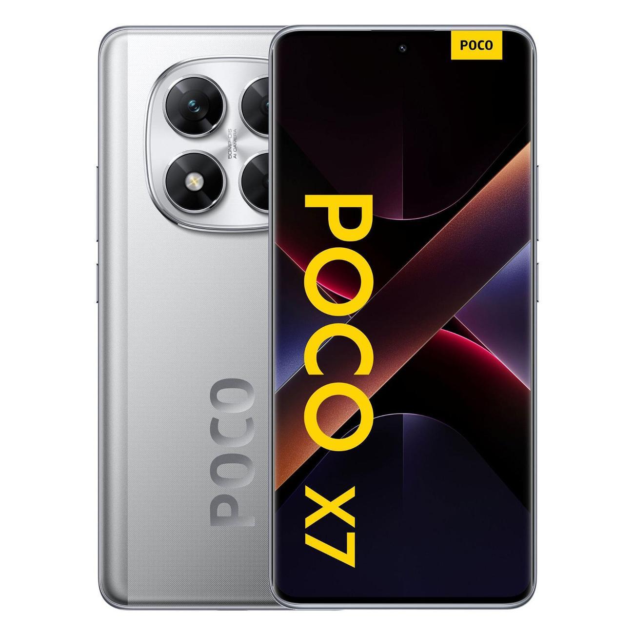 Смартфон POCO X7 5G 12/512GB серебристый