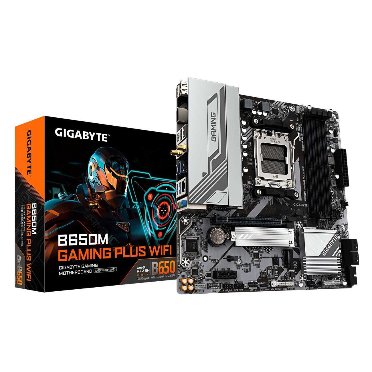 Материнская плата GIGABYTE B650M GAMING PLUS (AM5, mATX)
