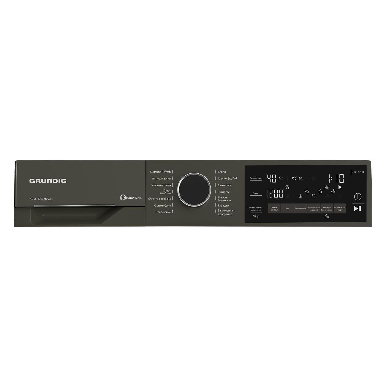 Стиральная машина узкая Grundig GW7 P77H21 M