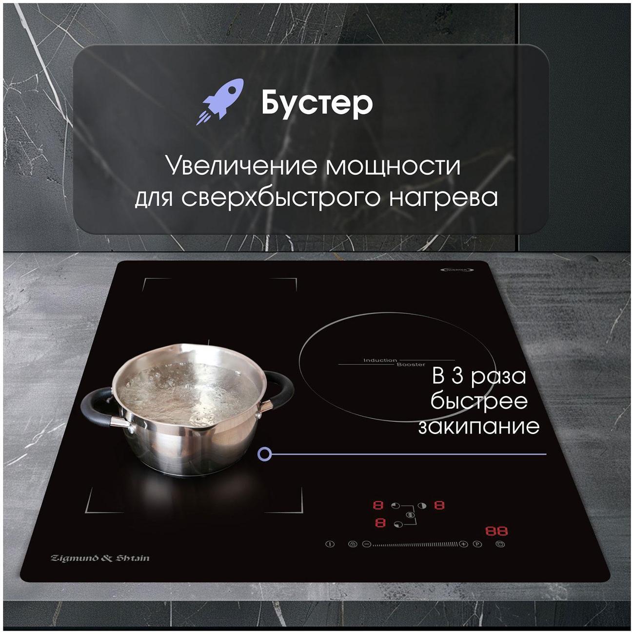 Встраиваемая электрическая панель Zigmund & Shtain CI 49.4 B