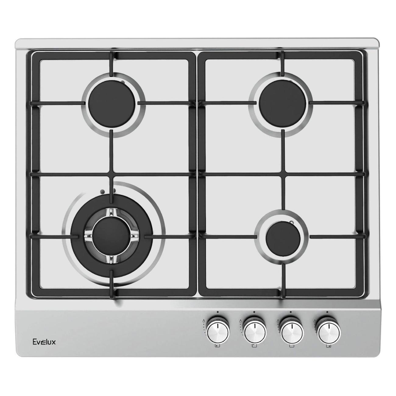 Встраиваемая газовая панель независимая Evelux HEG 655 X