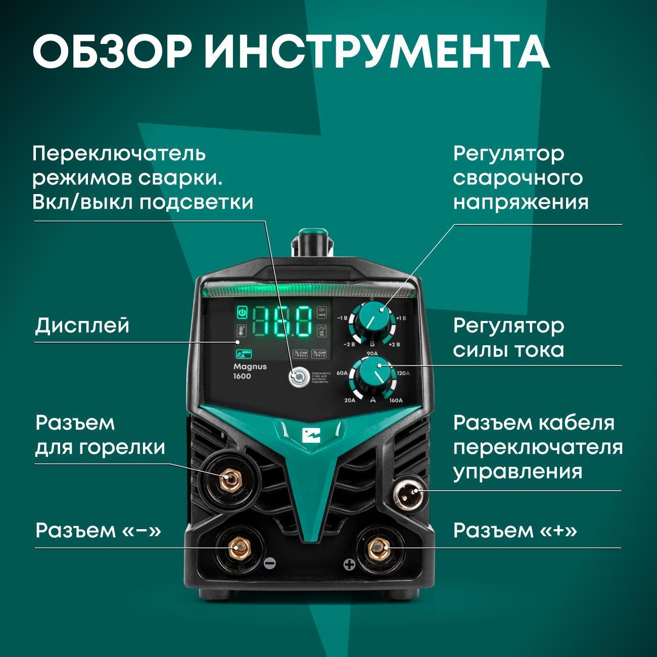 Сварочный аппарат Rokodil Magnus 1600