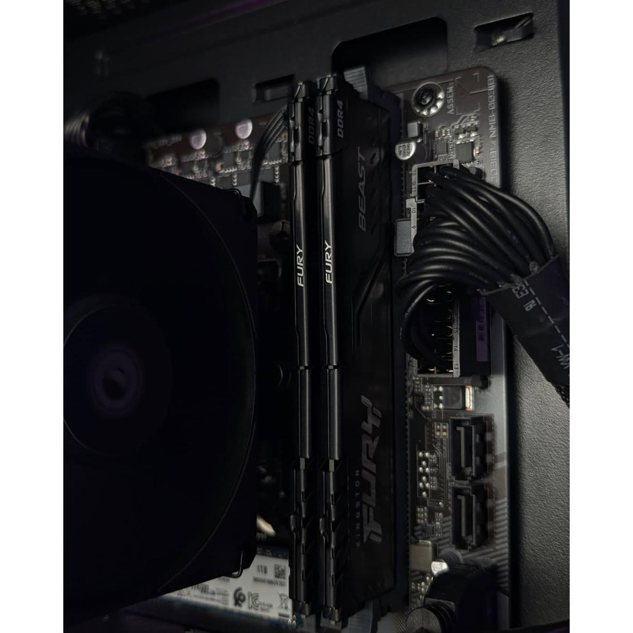 Системный блок игровой KWIK AMD Ryzen 5 5600, RAM 32 ГБ, RTX 3060 черный