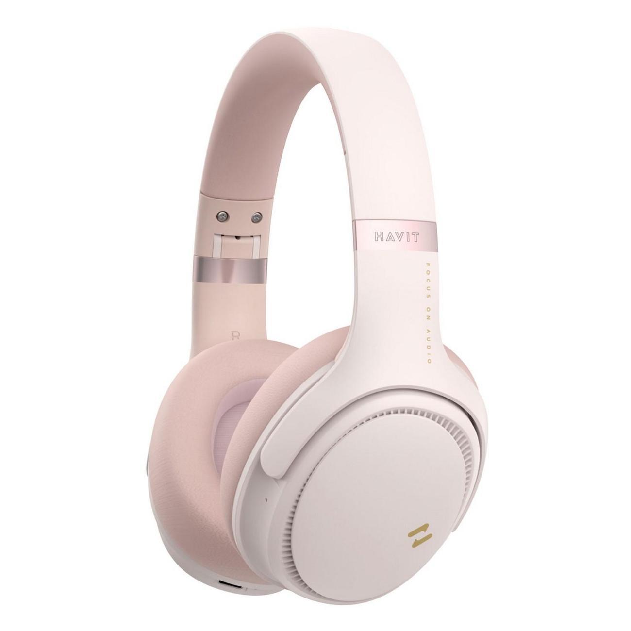 Наушники полноразмерные Bluetooth Havit H630BT PRO розовый