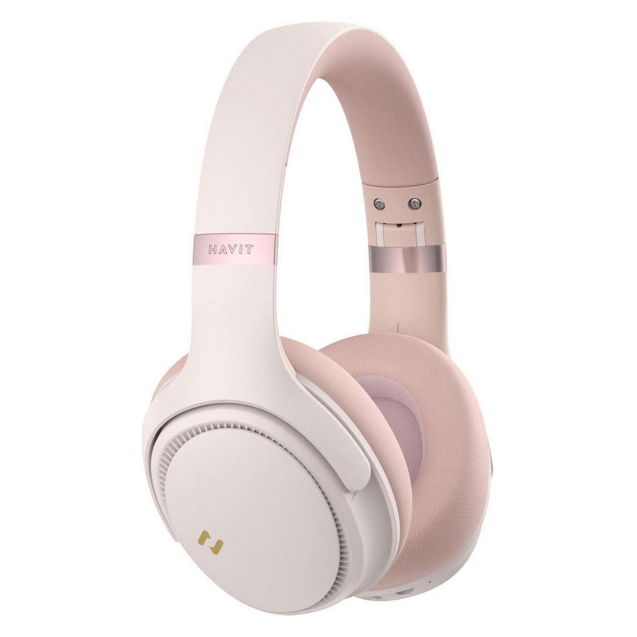 Наушники полноразмерные Bluetooth Havit H630BT PRO розовый