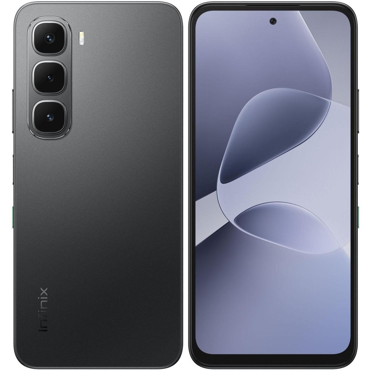 Смартфон Infinix HOT 60i 8/256GB гладкий черный