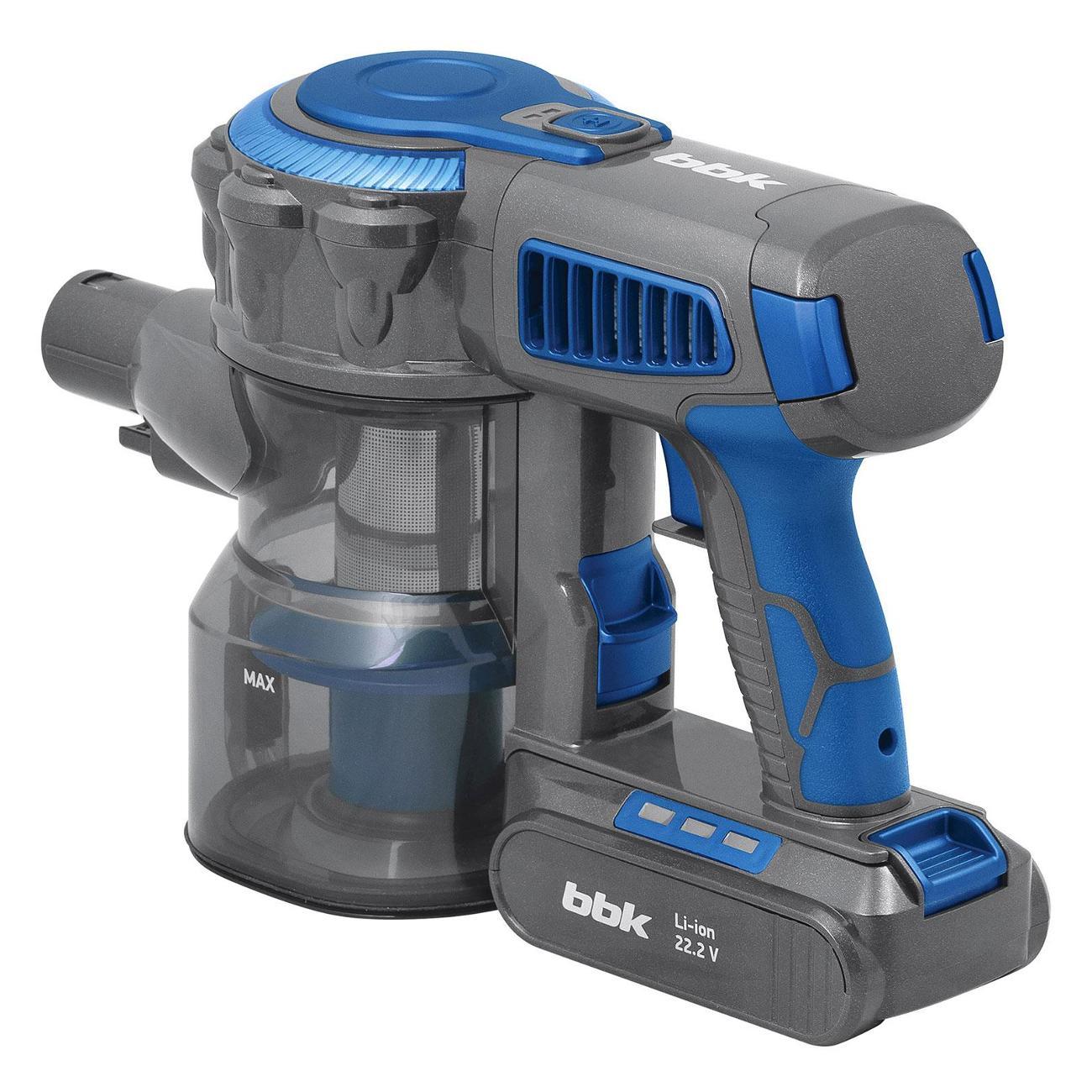 Пылесос с контейнером для пыли BBK BV3001 синий с серым