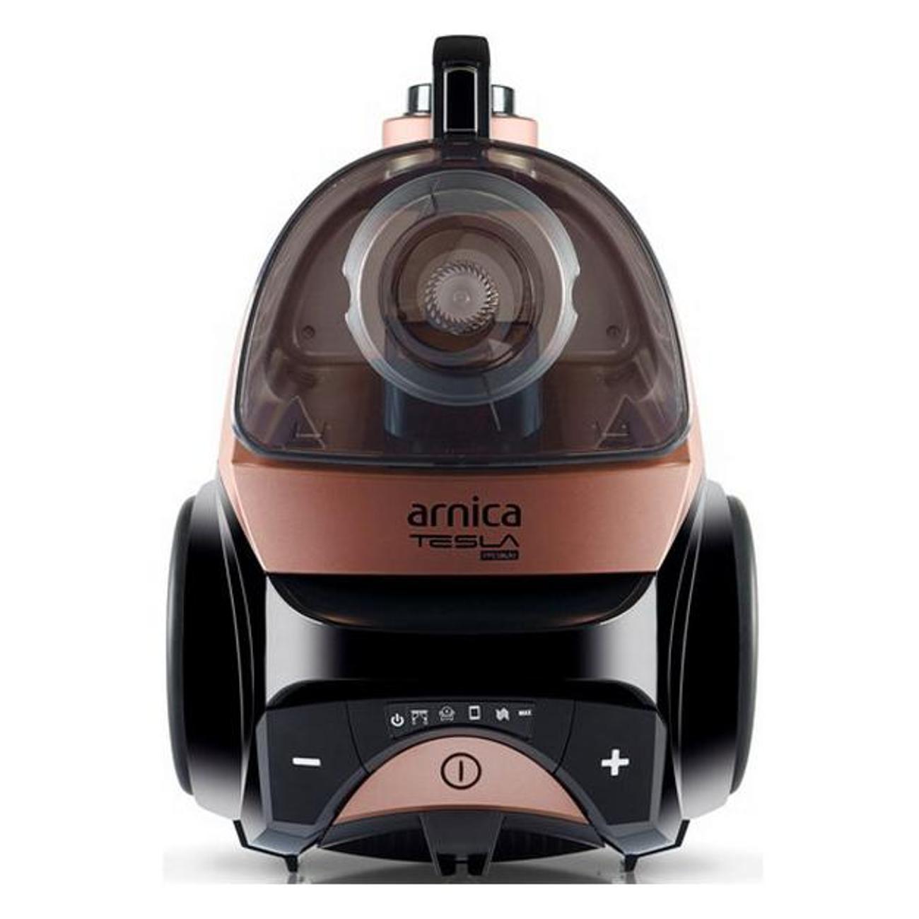 Пылесос с пылесборником Arnica Tesla Premium с циклонным фильтром розовый