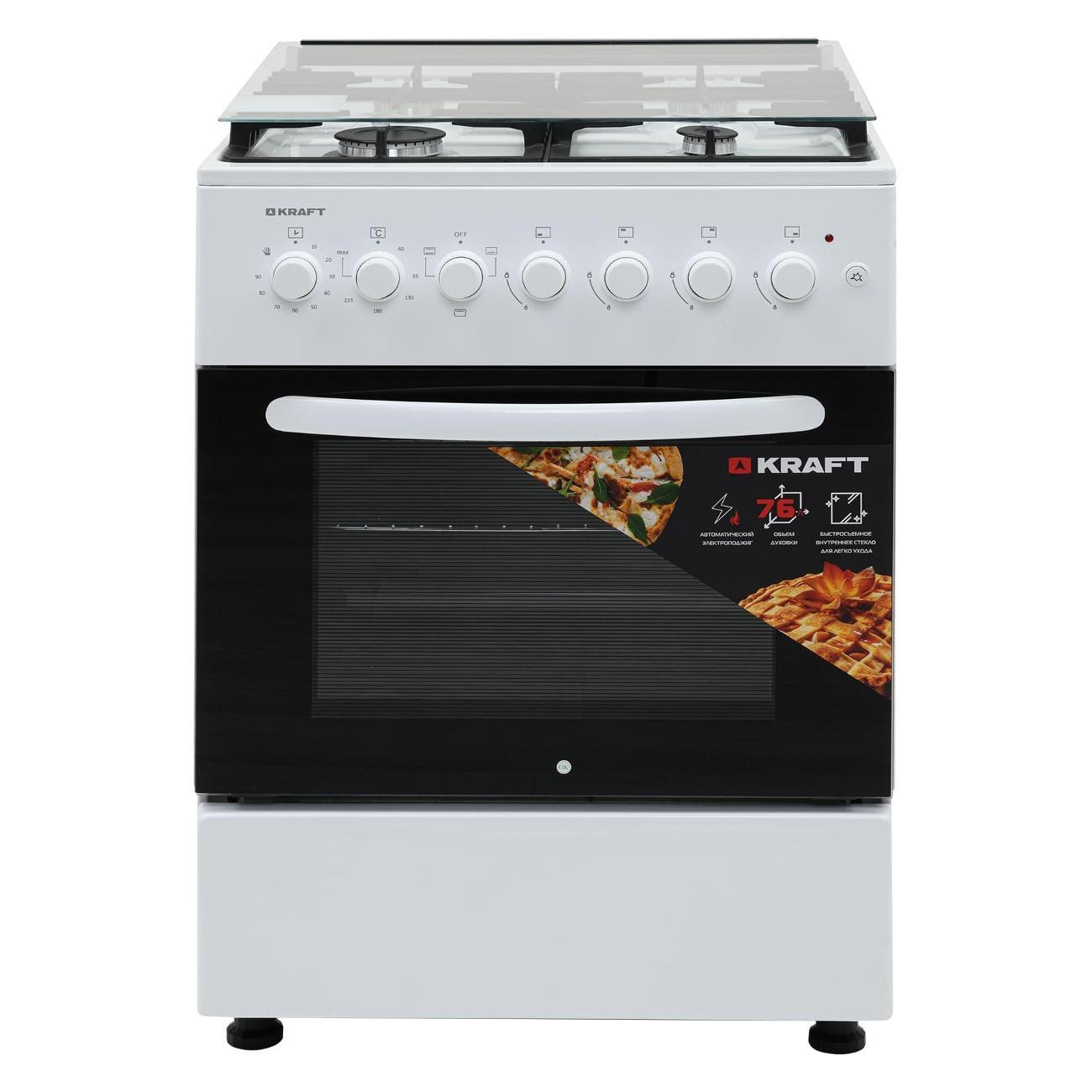 Комбинированная плита Kraft KF-FSF6427AEWI