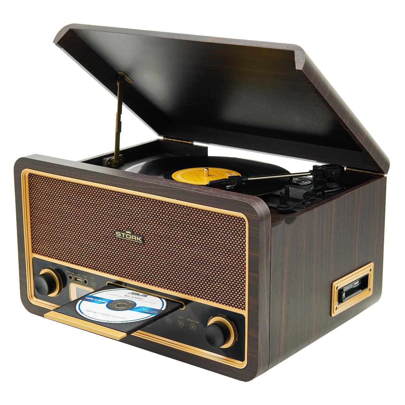 Виниловый проигрыватель STORK VP-110 wood