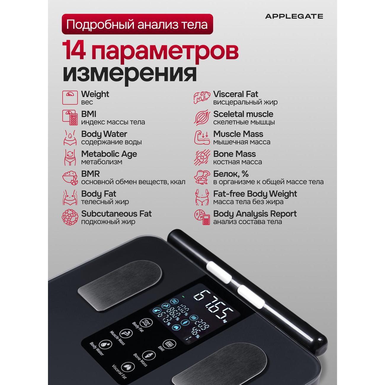 Весы напольные Applegate FITNOVA