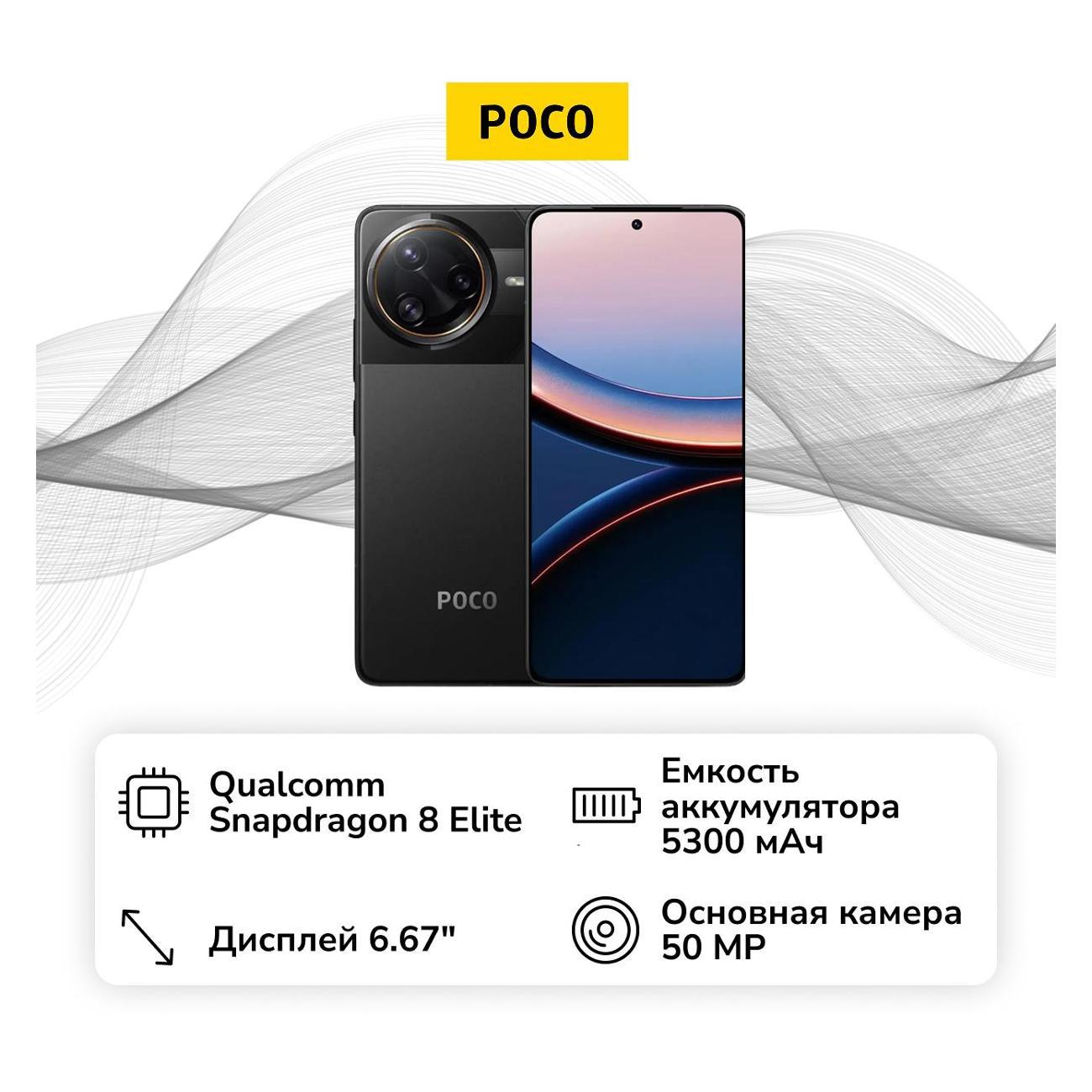 Смартфон Xiaomi Poco F7 Ultra 16/512GB Black фото