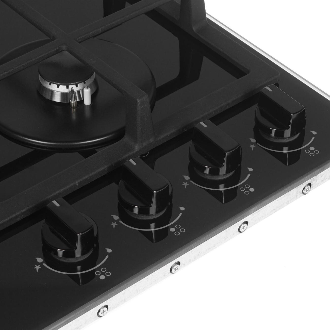 Встраиваемая газовая панель независимая de luxe GG4_750229F-060