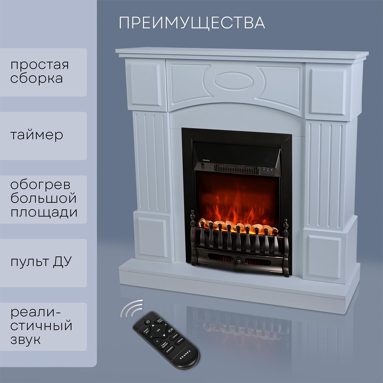 Электрокамин Planta PORT005W-FS400B