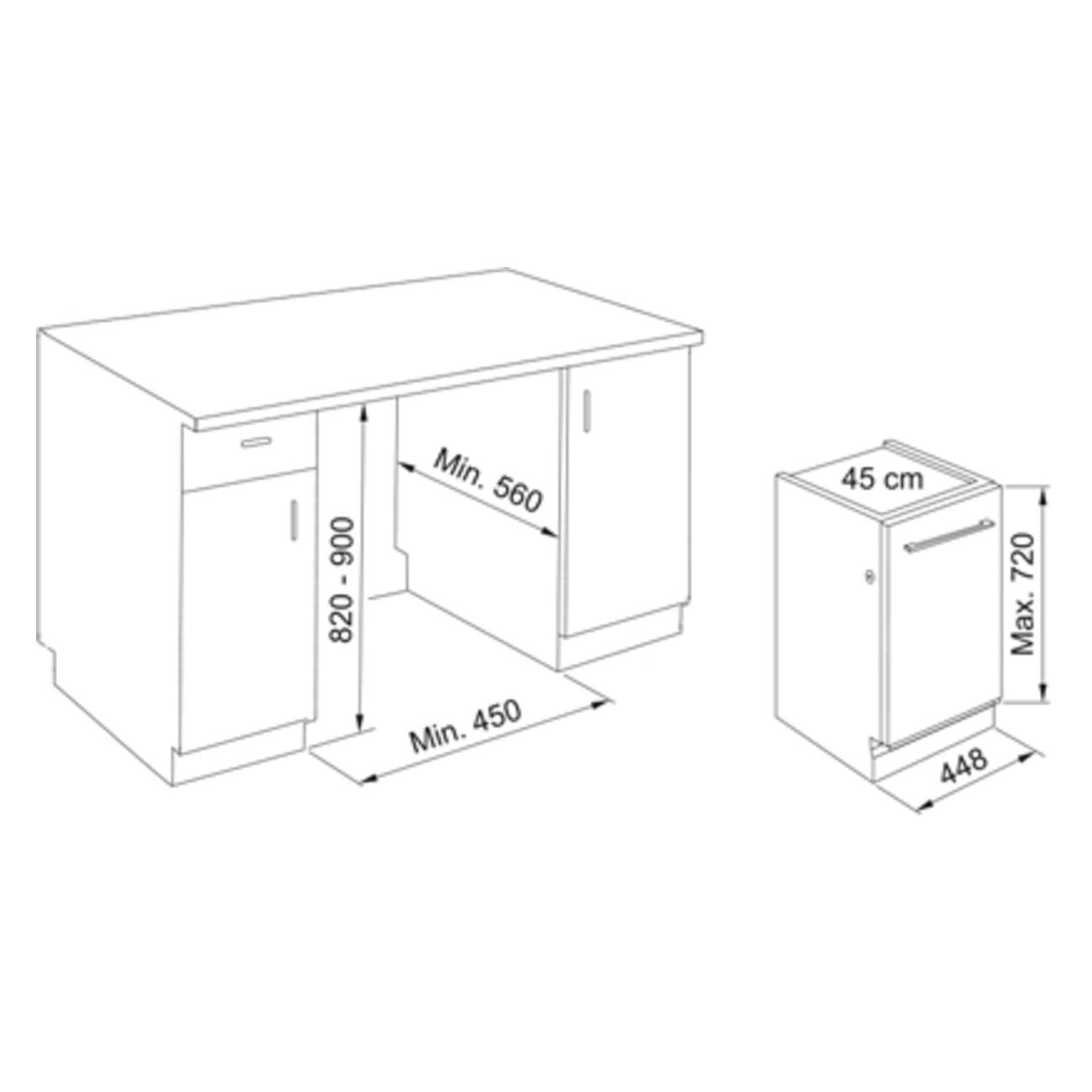 Встраиваемая посудомоечная машина Franke FDW 4510 E8P E