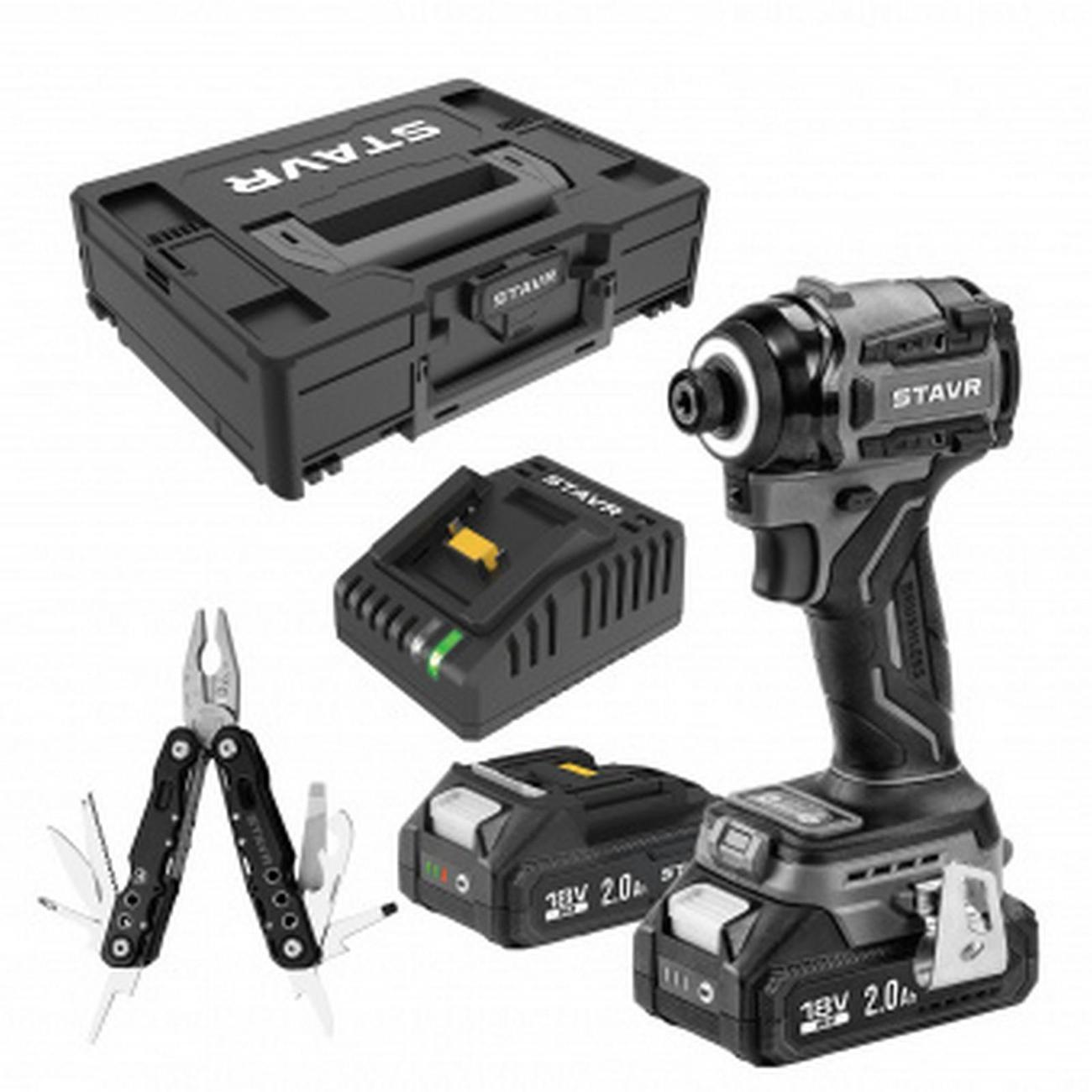 Шуруповерт аккумуляторный STAVR SID 18BL-200V-2K