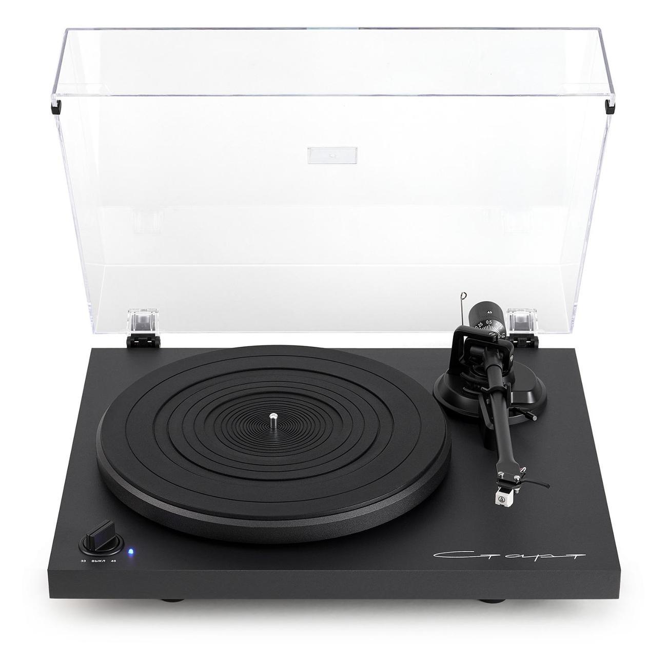 Виниловый проигрыватель Radiotehnika LP002D Black