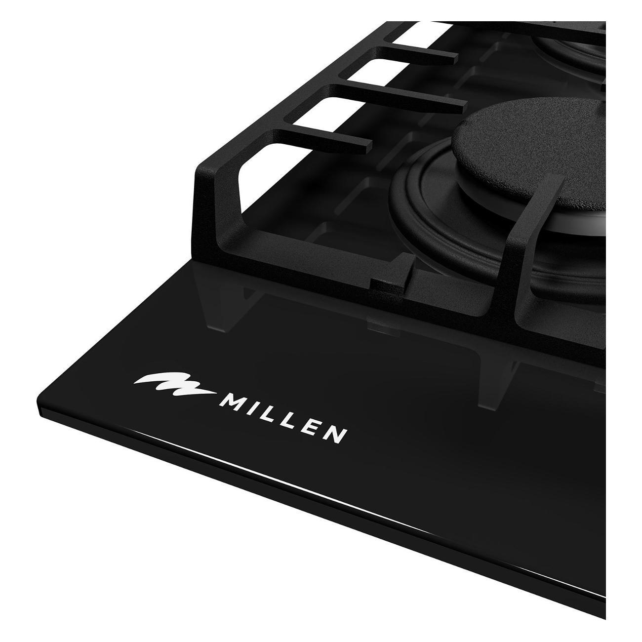 Встраиваемая газовая панель независимая Millen MGHG 452 BL