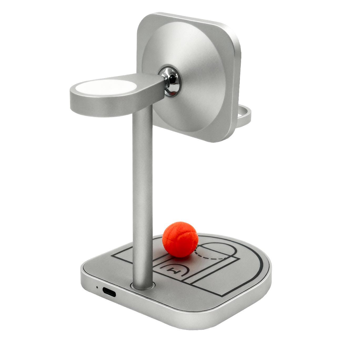 Беспроводное зарядное устройство Magssory 3 в 1 Basketball для Apple, с магнитами, Qi2