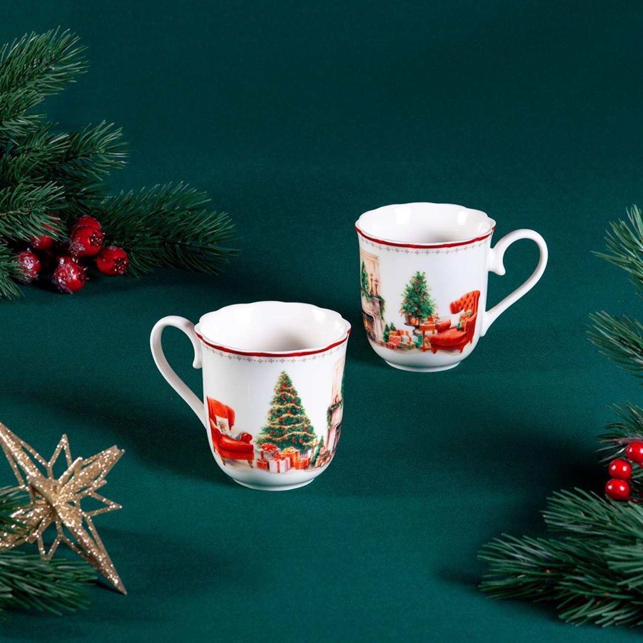 Кружка для чая FISSMAN CHRISTMAS EVE 350 мл