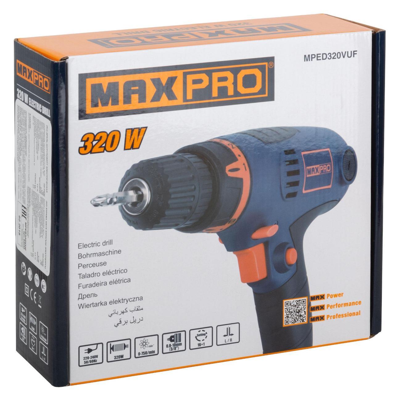 Дрель-шуруповерт Max-Pro 85045