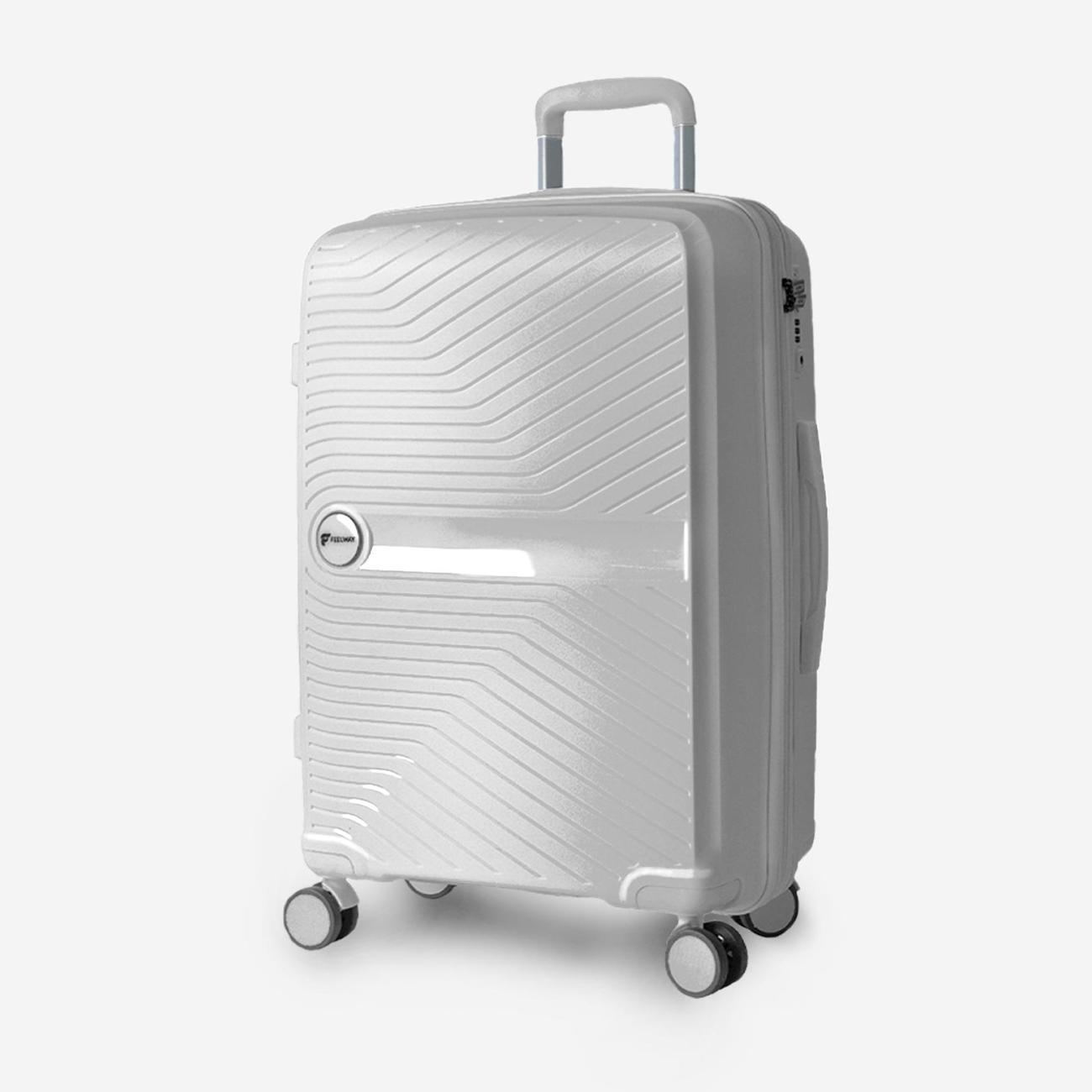 Чемодан FEELWAY ручная кладь S белый