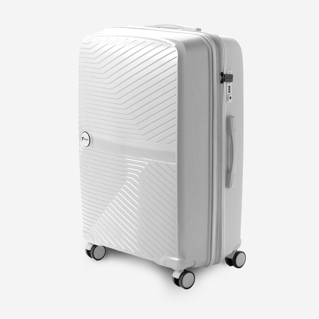 Чемодан FEELWAY на колесах M белый